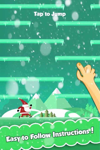 Santa Claus brings Christmas Presents - Run and Jump Loop screenshot 2