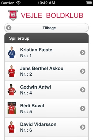 Vejle Boldklub screenshot 2