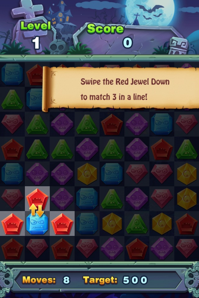 Match Jewel Star Mania - Match 3 Gem Quest screenshot 3