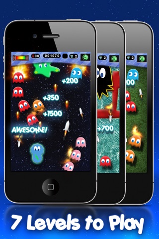 Alien Combat - Cartoon Space Galaxy Invaders screenshot 2