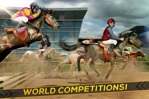 Frenzy Horse Racing Free . My Champions Jumping Races Simulator Games screenshot 2