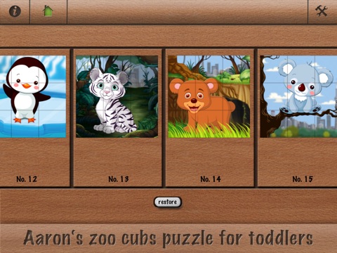 Aaron's zoo cubs puzzle for toddlers screenshot 3
