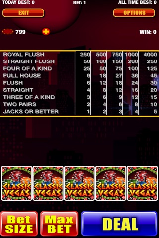 777 Lucky Classic Vegas Jackpot - Free Casino Poker Simulation Game screenshot 4
