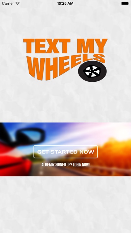 TextMyWheels