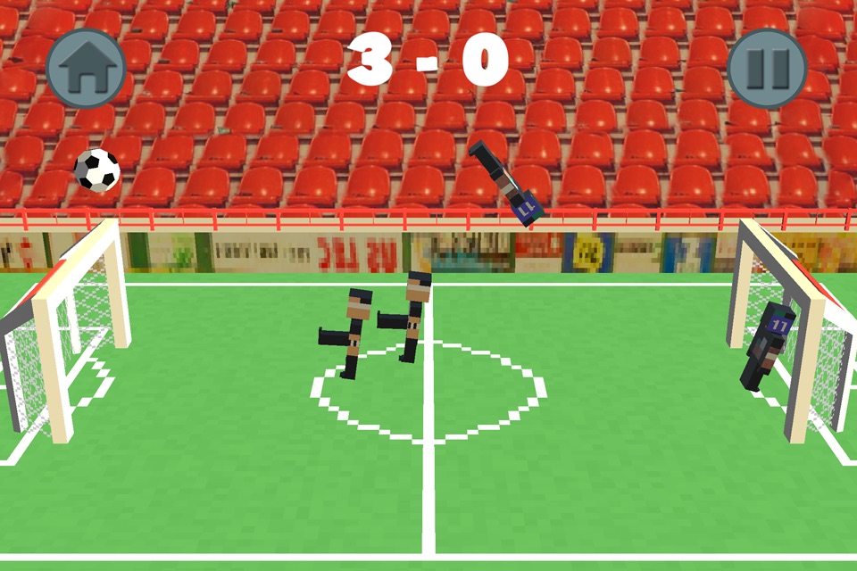 Blocky Ragdoll Soccer - Multi Football Goal Striker & Supper Dream Team 2016 Edition screenshot 3