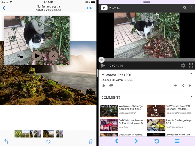 Play video while using another App for YouTube - Moldavite(圖2)-速報App