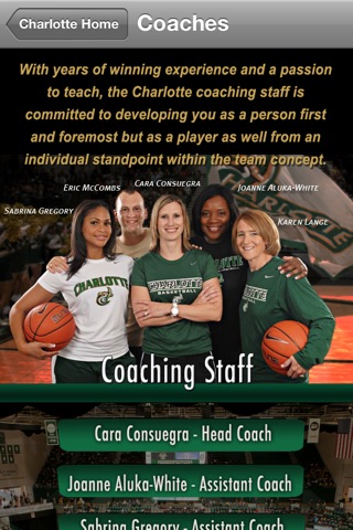 Charlotte 49ers Women's Basketball Winning with Heart screenshot 3