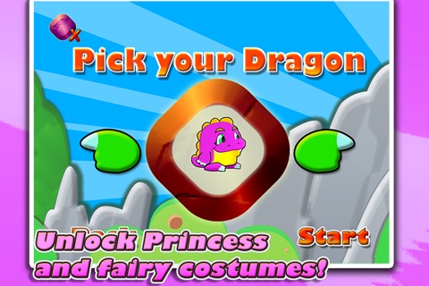 Little Fairy Dragon Princess tale: fantasy animals invade candy land screenshot 2