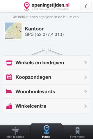 Openingstijden.nl - Openingstijden & Koopzondagen screenshot 2