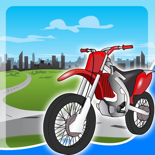 Motorbike games for Little Toddlers - Puzzles and Sounds iOS App
