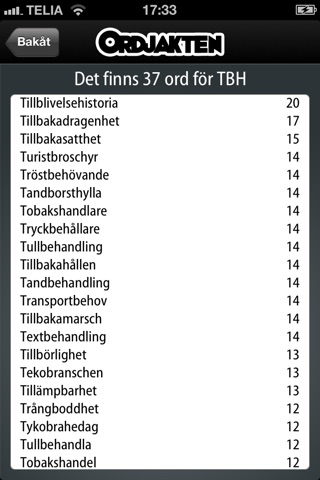 Ordjakten screenshot 2