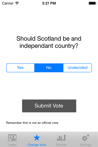 Your Vote - Scotland screenshot 3