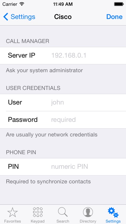Contacts Sync for Cisco screenshot-4