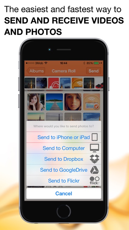 Photo and Video Transfer over wifi app