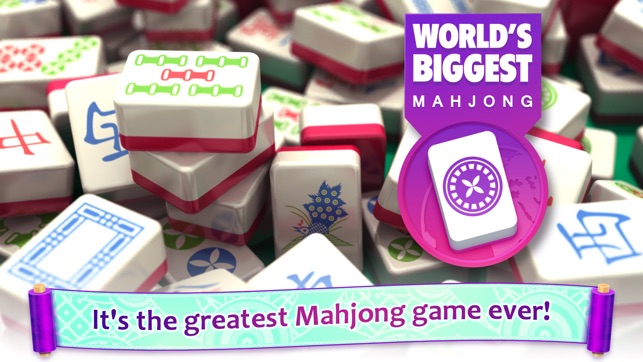 Mahjong : World's Biggest Mahjongg Solitaire(圖1)-速報App