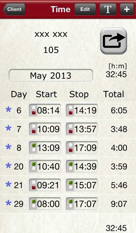 Time Sheet Multi FREE screenshot-3