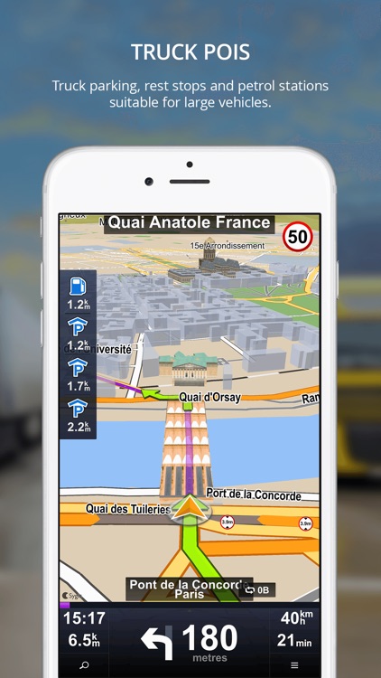 Sygic Truck GPS Navigation for Truck, Van, RV, Bus