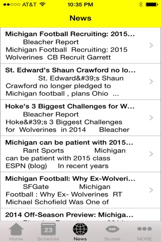 Michigan Football - a Wolverines News App screenshot 3