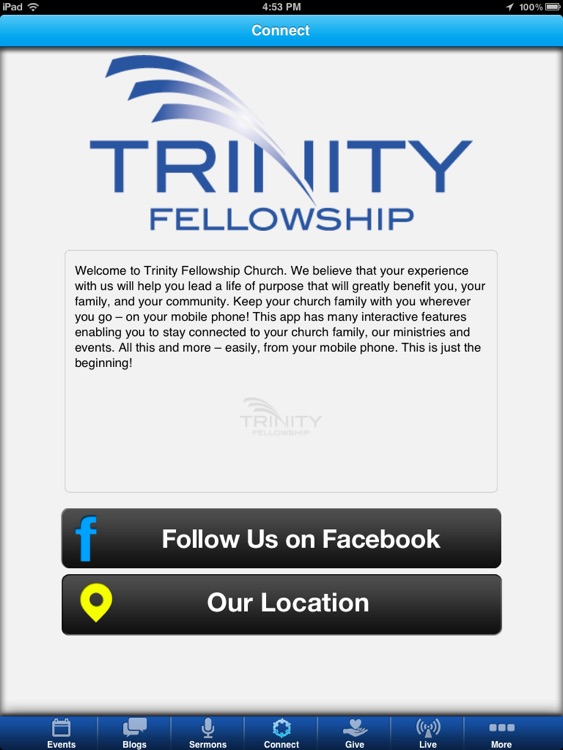 Trinity Fellowship Church of Tyler App for iPad screenshot-4