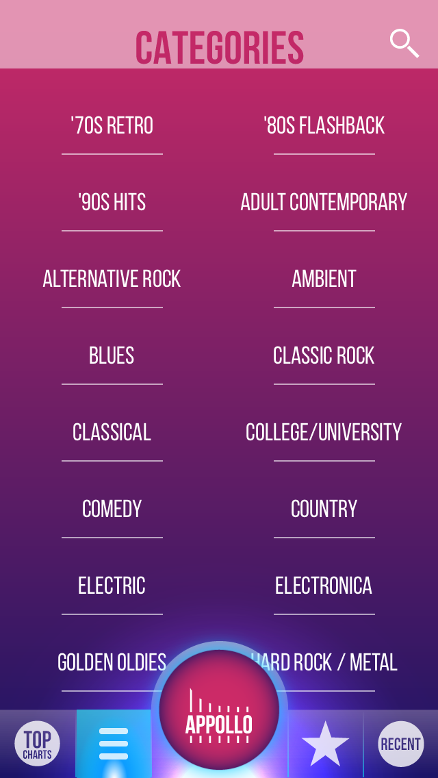 Screenshot #3 pour APPOLLO - Listen free popular music MP3 radio stations