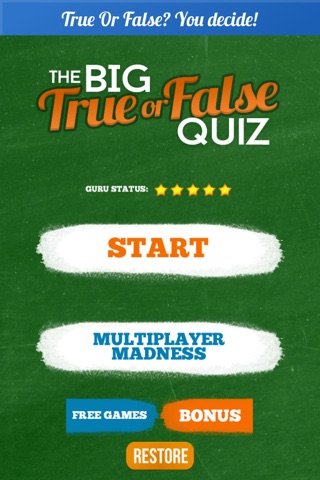 True or False quiz challenge screenshot 3