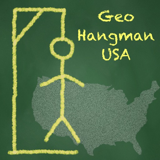 Geo Hangman: USA iOS App