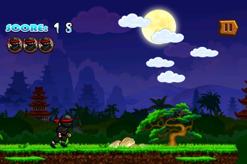 Baby Ninja Runs Behind Temple screenshot 2