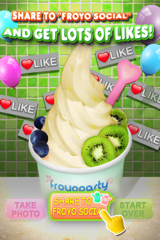 Froyo Party! FREE (Make Frozen Yogurt HD) screenshot 3