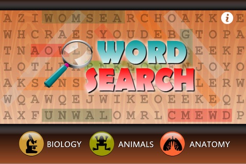 Word Search Game (Biology) screenshot 2