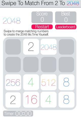 2048 Made For iOS 7 screenshot 2