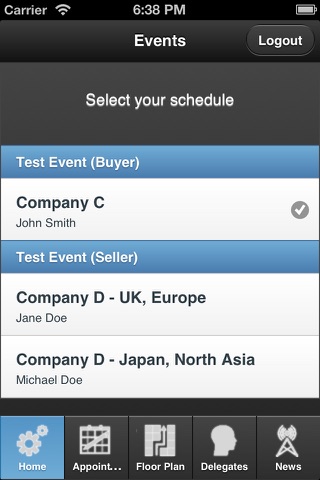 Trade Events Mate screenshot 2