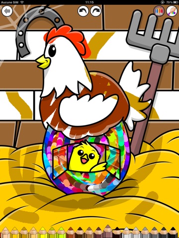 Coloring Board HD - Coloring for kids - Farm Animals screenshot 3
