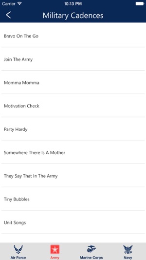 U.S. Military Cadences — Army, Navy, Air Force, & Marine Cor(圖3)-速報App