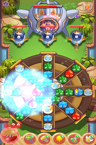 Candy war addition - rescue candy friends and break the baddy union（new type battle puzzle game） screenshot 3