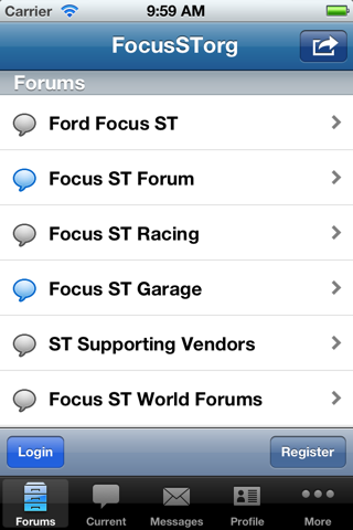 Focus ST.org Forum screenshot 2