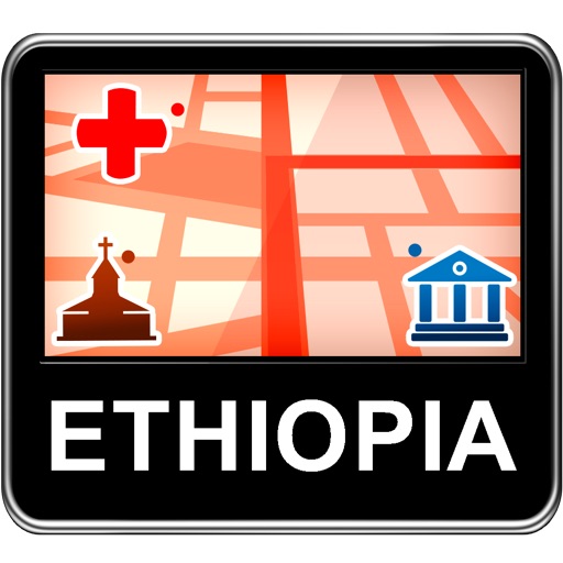 Ethiopia Vector Map - Travel Monster icon