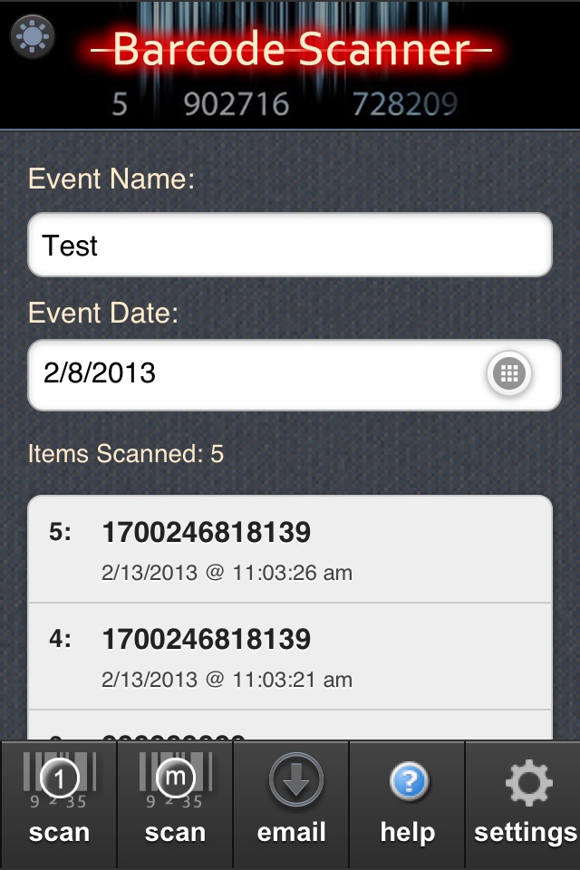 Barcode Scanner by Solutia Consulting screenshot 2