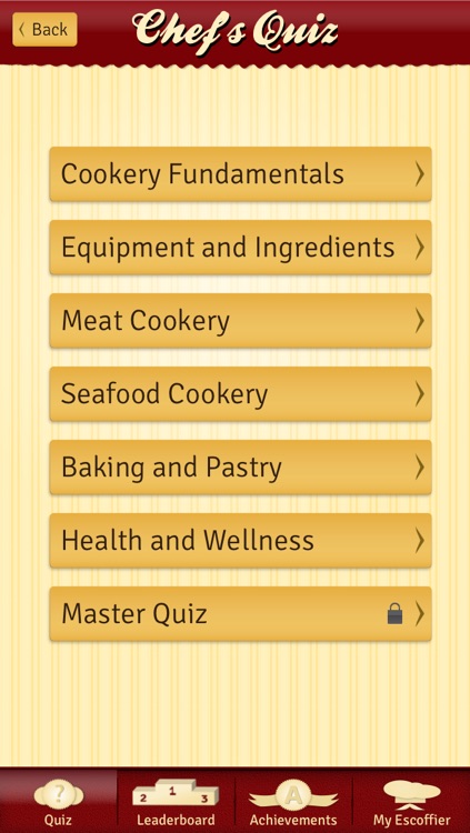 Escoffier Chef’s Quiz