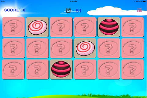 Sweet Candy Match - Lollipops Candies Card Game for Kids, Boys & Girls screenshot 2