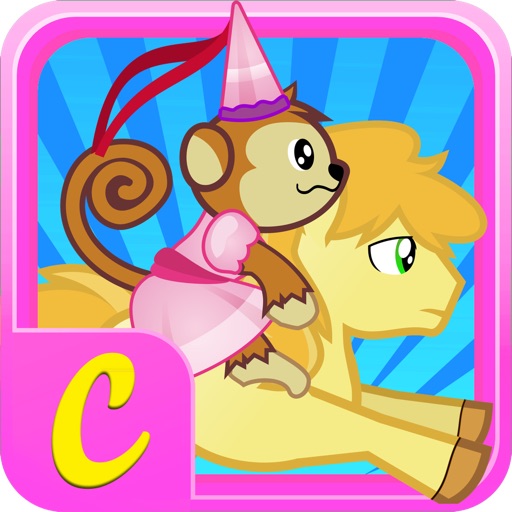 Chimp Princess Pony Play Day Icon