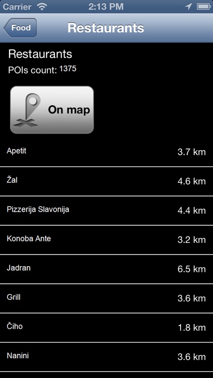 Croatia Offline Map - PLACE STARS screenshot-3