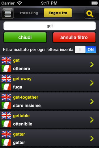 Dizionario Italiano/Inglese LITE screenshot 4
