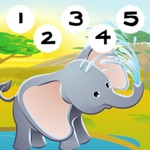 123 Counting Game Safari Cartoon Animals for Kids – Free Educational Interactive Learning Challenge