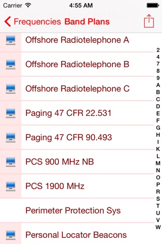 COMU Frequencies screenshot 3