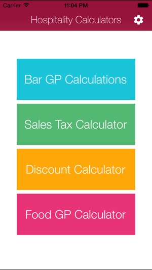 Hospitality Calculators