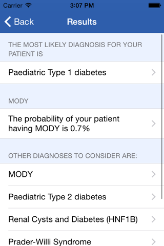 Diabetes Diagnostics screenshot 3