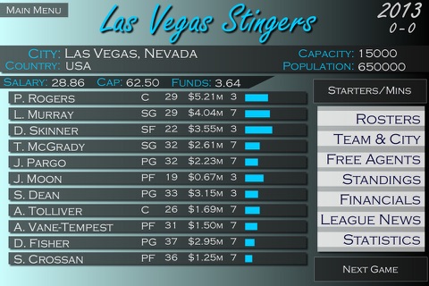 Basketball Dynasty Manager 2013 screenshot 4