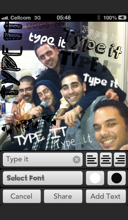 Type It - Typing on Photos