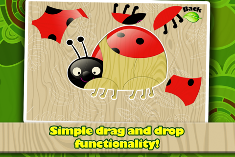 Puzzle Bugs - Insect Puzzles for Toddlers screenshot 2