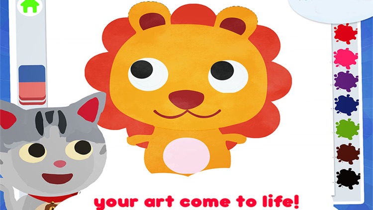 learn to draw animal - doodle and paint cute pet and wild animals – creative studio for baby and toddler